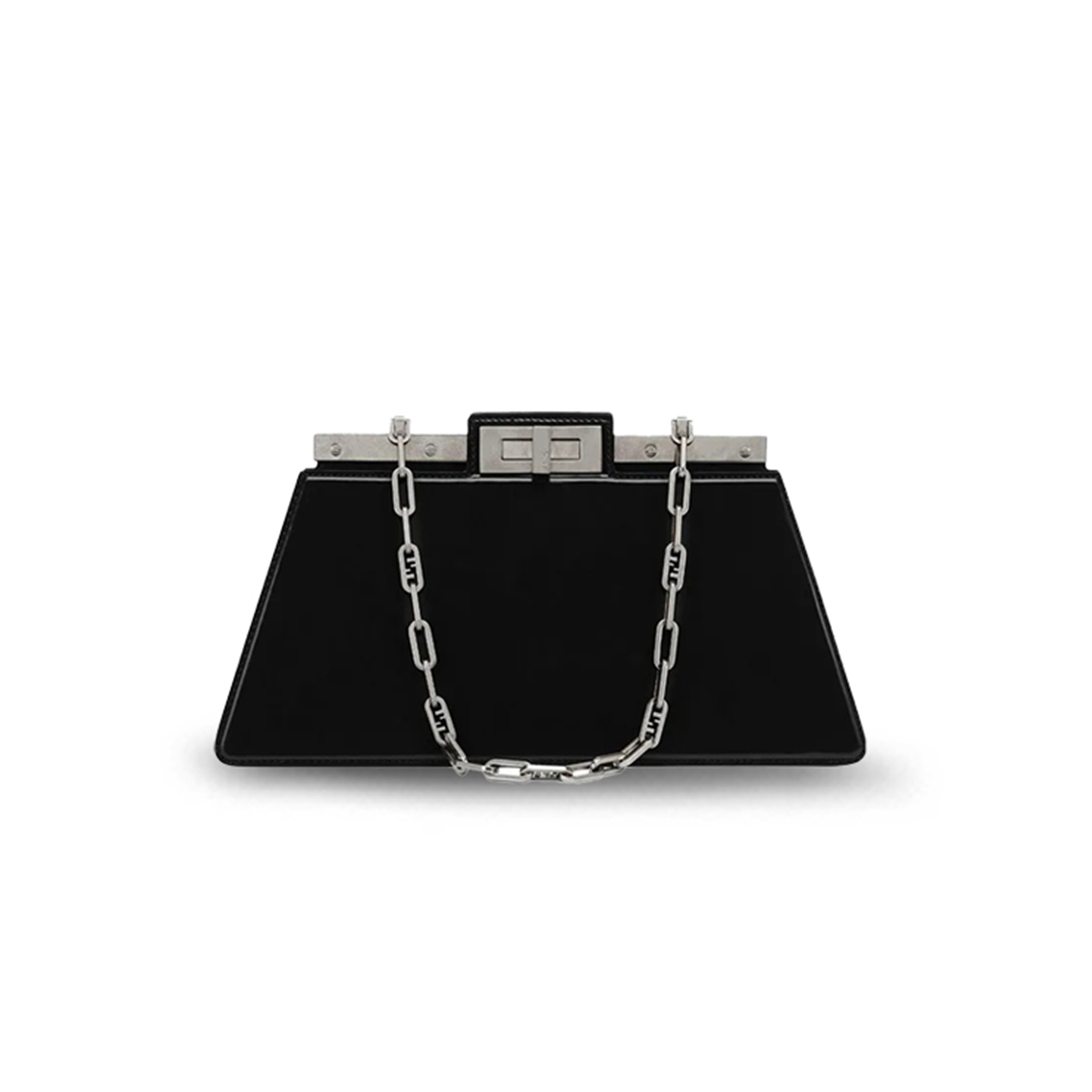 F**di patent leather peekaboo shoulder bag 8bn340anscf1juw (34*18.5*11cm)